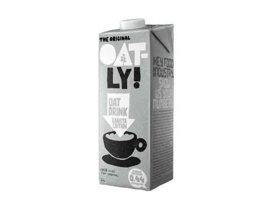 Kauramaito, vaahtoava kaurajuoma UHT OATLY Barista Edition 1L