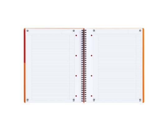 Kansi spiraalisidonta A4+ vuorattu OXFORD International Activebook muovikannet 80 sivua