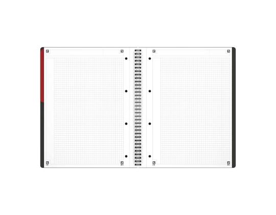 Kansi spiraalisidonta A4+ neliö OXFORD International Activebook muovikannet 80 sivua
