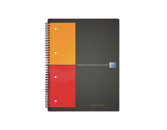 Kansio spiraalisidonnassa A4+ neliö OXFORD International Notebook-pahvi kattaa 80 sivua