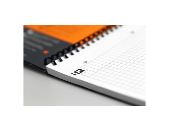 Kansio spiraalisidonnassa A4+ neliö OXFORD International Notebook-pahvi kattaa 80 sivua