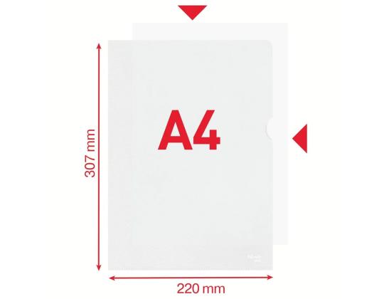 Muovitasku A4 (L) 100 mic Esselte 100 kpl paketissa