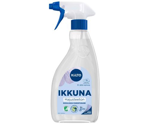 Kiilto Ikkuna biohajoava puhdistussuihke Hajusteeton