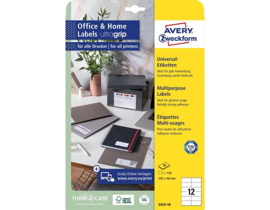 Tarratarra AVERY Zweckform 105x48mm 10 arkkia (3424-10)