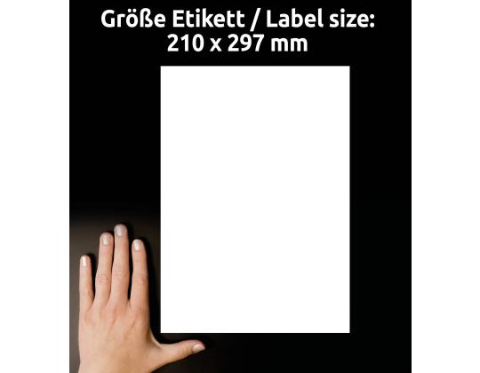 Tarratarra AVERY Zweckform 210x297mm lämpötila- ja vesitiivis 40 arkkia valkoinen (L7917-40)