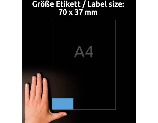Tarratarra AVERY Zweckform 70x37mm 100 arkkia sininen (3449)