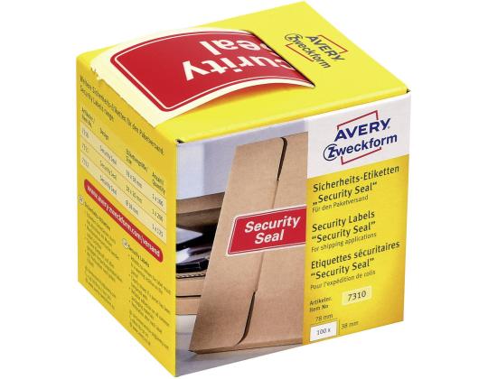 Tarratarra AVERY Zweckform symboli "Security" 78x38mm