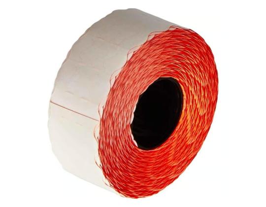 Tarratarra hintapistooliin 26x12mm punainen 1500 kpl rullassa
