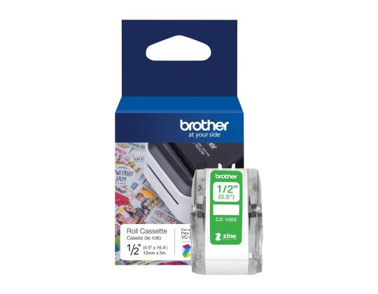 Teippi/merkintäteippi BROTHER CZ-1002 paperiteippi 12mm x 5m
