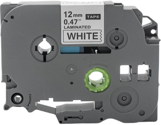 Kirjoitinteippi Brother analogi TZ-231 12mm, musta teksti, valkoinen pohjaväri