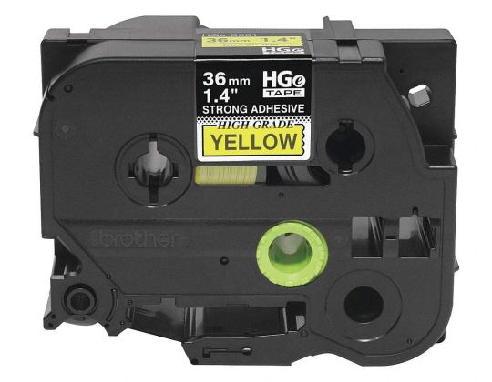 Teippi/merkintäteippi BROTHER Strong TZE-S661 36mm musta/keltainen analogi