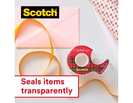 Teippi pohjalla SCOTCH Crystal Clear 19mm x 7,5m