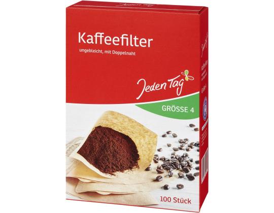 Kahvinsuodatin JEDEN TAG, nro 4 100 kpl