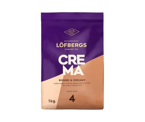Kahvipavut LÖFBERGS Crema -kahvipavut 1 kg (tummapaahto)