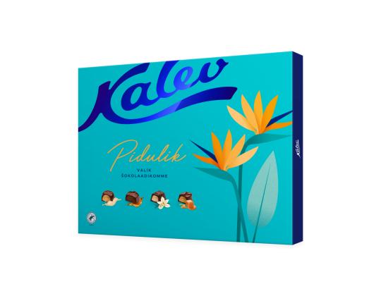 Karkkirasia KALEV Juhlava valikoima suklaakarkkeja 435g