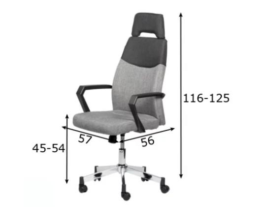 Tietokonetuoli/työtuoli CARMEN 6005 harmaa