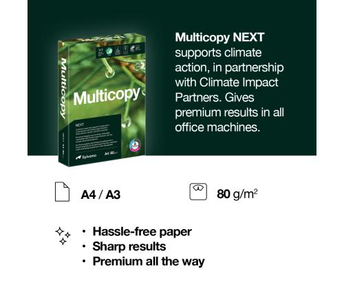 Kopiopaperi A4 80g MULTICOPY Next CO2 neutraali 500 arkkia