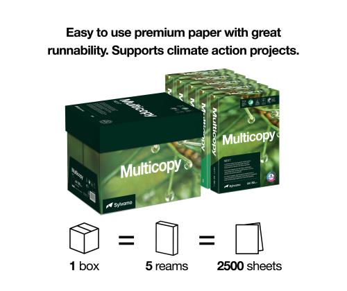 Kopiopaperi A4 80g MULTICOPY Next CO2 neutraali 500 arkkia