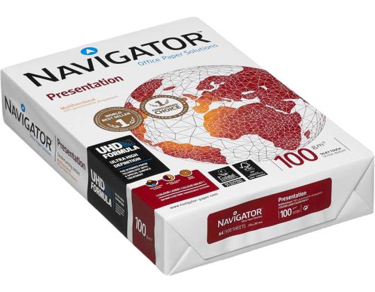 Kopiopaperi Navigator Presentation A4 100g 500l