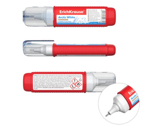 Korrektuurpliiats ERICH KRAUSE Arctic White 12ml