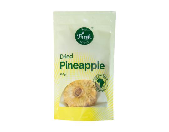 Kuivatut ananasrenkaat ECO FRESH, 100g