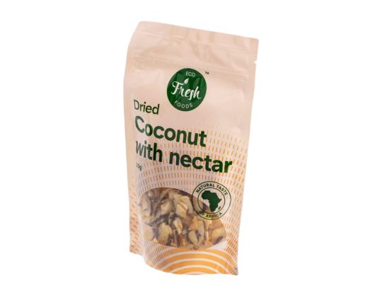 Kuivatut kookoslastut kookosmehulla ECO FRESH, 100g