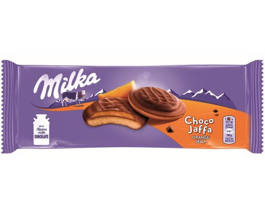 Keksi MILKA ChocoJaffa apelsini 147g