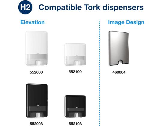 Paperipyyhe 2-kerroksinen TORK Interfold Compressed Z-fold,, 24x21,2cm 225 arkkia (100889)