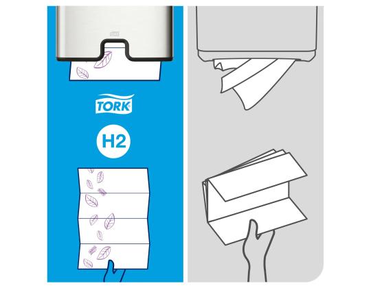 Lakanapyyhe 2-kerroksinen TORK Premium Extra Soft H2, 21x34cm 100 arkkia (100297)