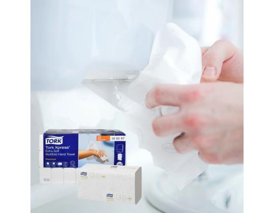 Lakanapyyhe 2-kerroksinen TORK Premium Extra Soft H2, 21x34cm 100 arkkia (100297)