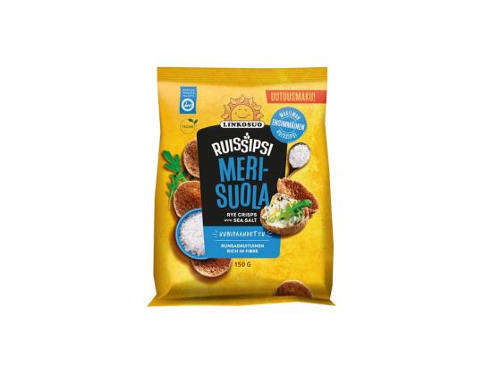 LINKOSUO Ruislastut merisuolalla 150g (vegaaninen)
