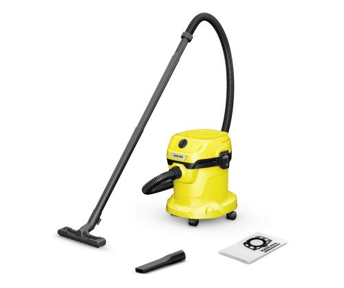 Pölynimuri KARCHER Märkä- ja kuivapölynimuri WD 2 Plus V-15/4/18 Autonpuhdistus 1000 wattia...