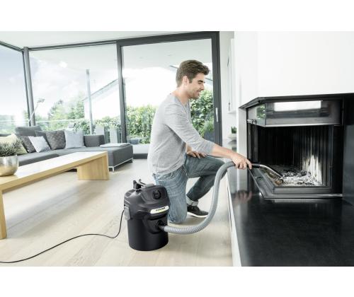 Pölynimuri KARCHER Tuhka- ja kuivapölynimuri AD 2 140 wattia Tilavuus 14 l Melu 82 dB Musta...