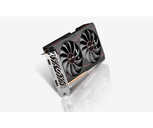 Näytönohjain SAPPHIRE AMD Radeon RX 6500 XT 4 GB GDDR6 PCIE 4.0 4x kaksoiskorttipaikka tuulettimet 1xHDMI...