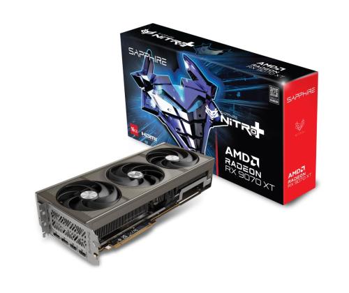 Näytönohjain SAPPHIRE AMD Radeon RX 9070 XT 16 GB GDDR6 256 bit PCIE 5.0 16x GPU 2520 MHz Triple...