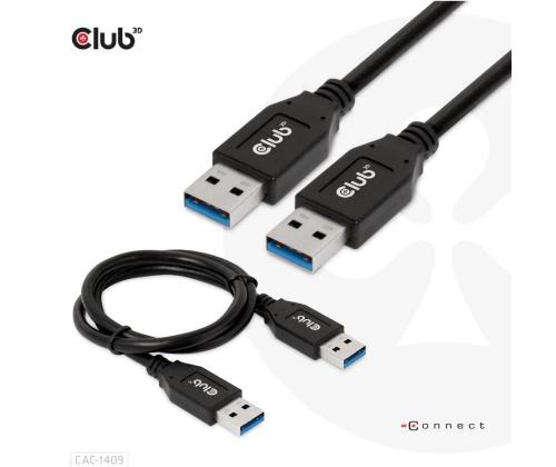 KAAPELI USB3.1 3A 0.5M/M/M CAC-1409 CLUB3D