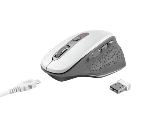 HIIRI USB OPTINEN WRL/OZAA VALKOINEN 24035 LUOTTAMUS