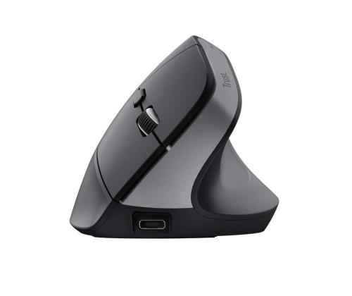 HIIRI USB OPTINEN WRL BAYO+/ERGONOMIC BLK 25146 TRUSTI