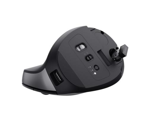 HIIRI USB OPTINEN WRL BAYO+/ERGONOMIC BLK 25146 TRUSTI