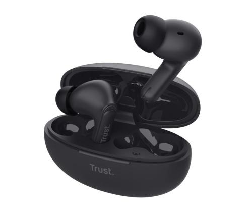 KUULOKKEET KUULOKKEET YAVI BT ENC/MUSTA 25296 TRUSTI