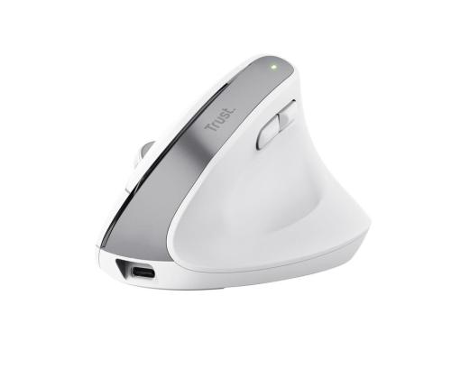 HIIRI USB OPTINEN WRL BAYO+/ERGONOMIC WHT 25399 TRUSTI