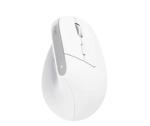 HIIRI USB OPTINEN WRL BAYO+/ERGONOMIC WHT 25399 TRUSTI