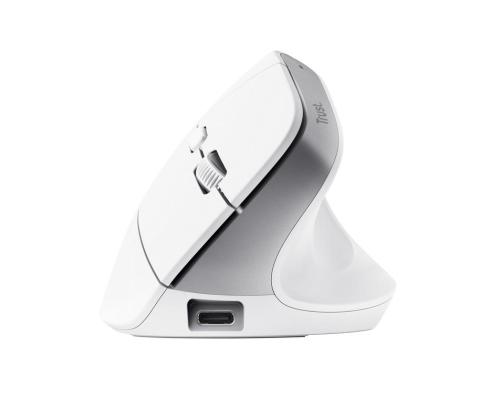 HIIRI USB OPTINEN WRL BAYO+/ERGONOMIC WHT 25399 TRUSTI