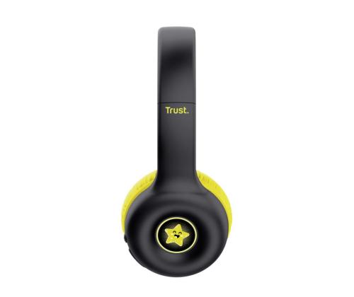 KUULOKKEET WRL NOUNA KIDS/MUSTA 25405 TRUSTI