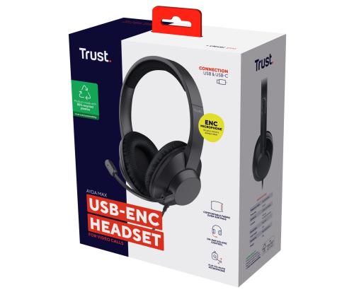 KUULOKKEET AYDA MAX USB-C/25462 LUOTTAMUS