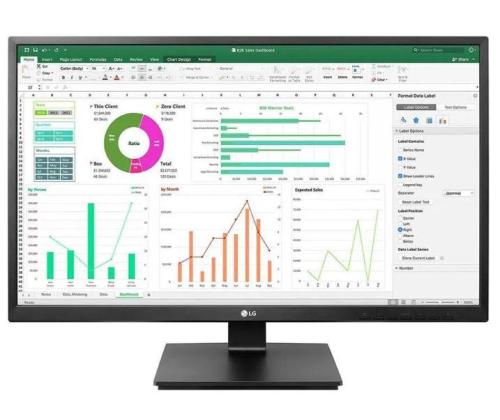 LCD-monitori LG 27" 4K-paneeli IPS 3840x2160 16:9 75Hz Matta 5 ms Kaiuttimet Pivot Korkeussäädettävä...