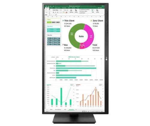 LCD-monitori LG 27" 4K-paneeli IPS 3840x2160 16:9 75Hz Matta 5 ms Kaiuttimet Pivot Korkeussäädettävä...