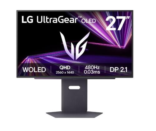 Näyttö LG 27GX790A-B 26.5" Pelipaneeli OLED 2560x1440 16:9 480Hz 0.03 ms Swivel Pivot Height...