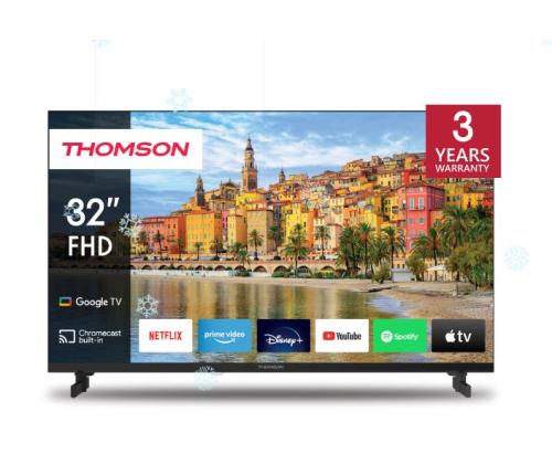 Televisio THOMSON 32" Smart/FHD 1920x1080 Langaton LAN Bluetooth Google TV Musta 32FG2S14