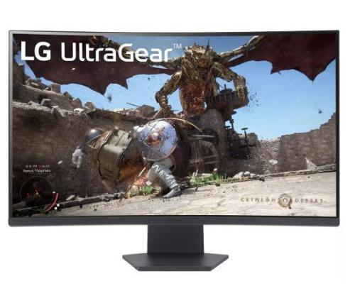 LCD-näyttö LG 32GS60QC-B 32" Gaming/Curved Panel VA 2560x1440 16:9 180 Hz Matte 1 ms Tilt...